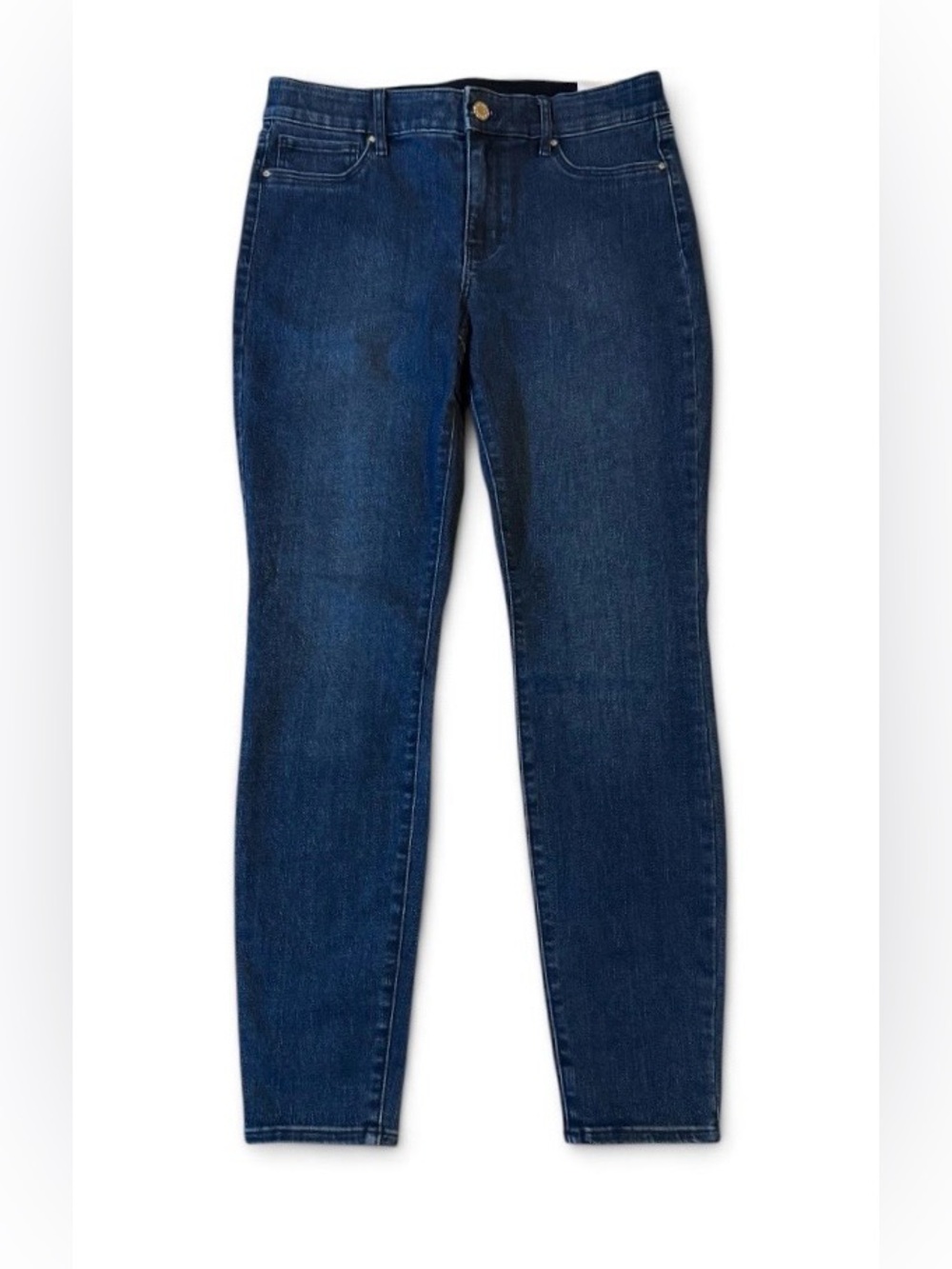 NWT White House Black Market Mid Rise Super Skinny Jegging Jeans 6R Dark Wash